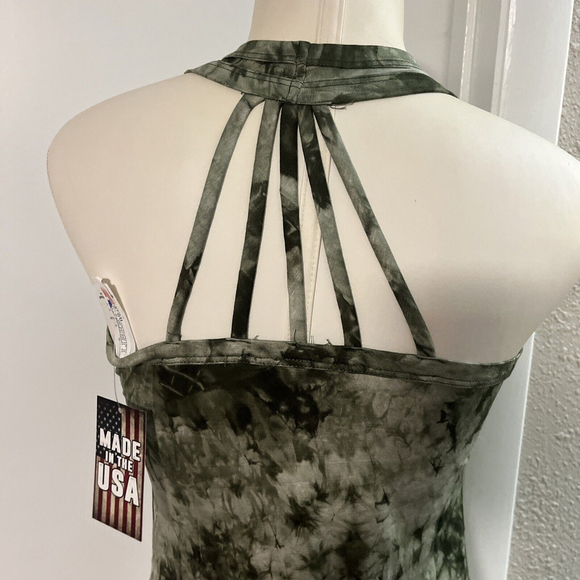 NWT Small women’s Tie Dye Tassel Tank By Liberty Wear - Picture 8 of 10